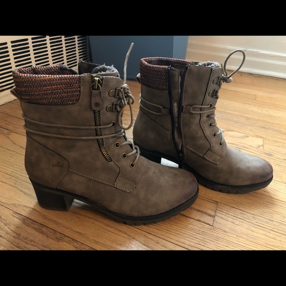 Spring Step Hellewn Boots In Taupe 